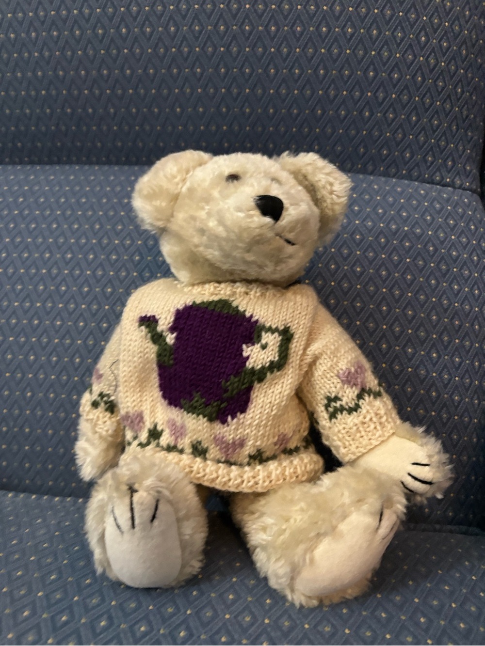 Boyds Bears "Ceylon Pekoe" - #C41092 QVC Exclusive Teapot Sweater Bear